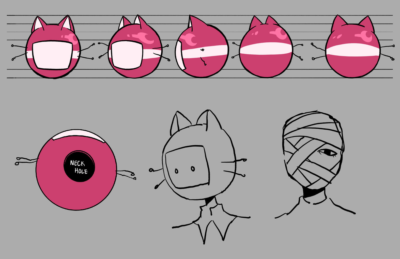 Kat's T.V. Head