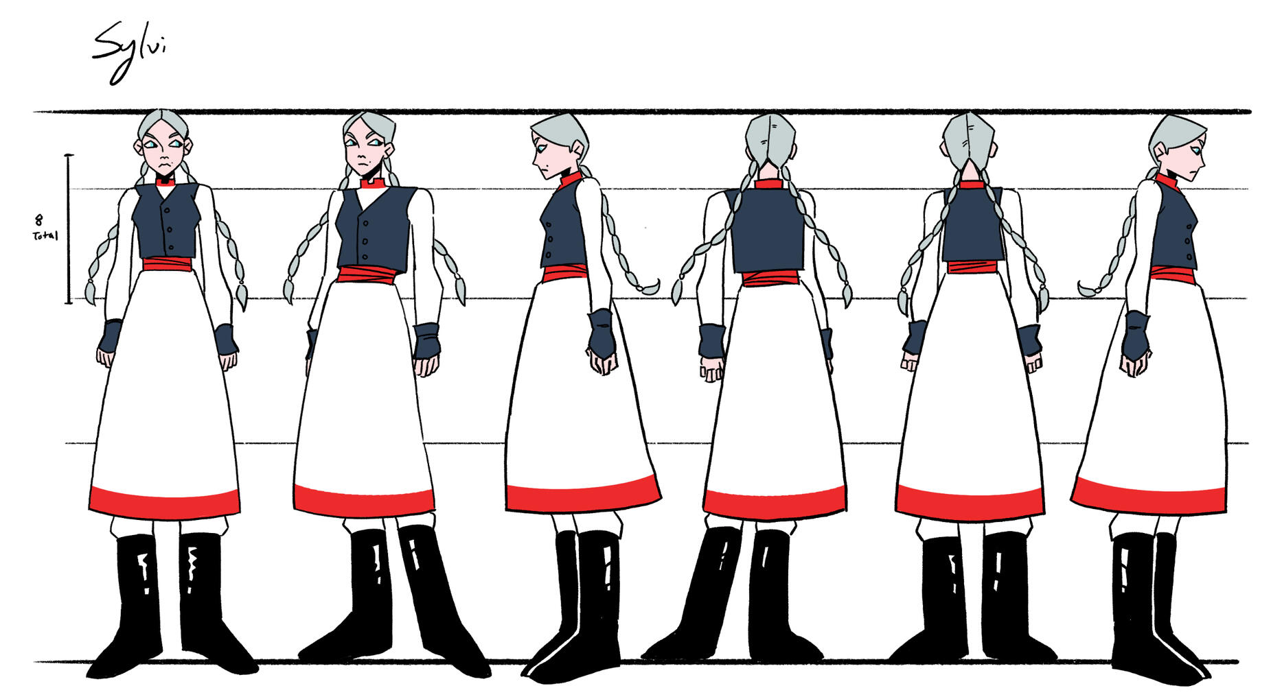 Character Turnaround: Sylvi