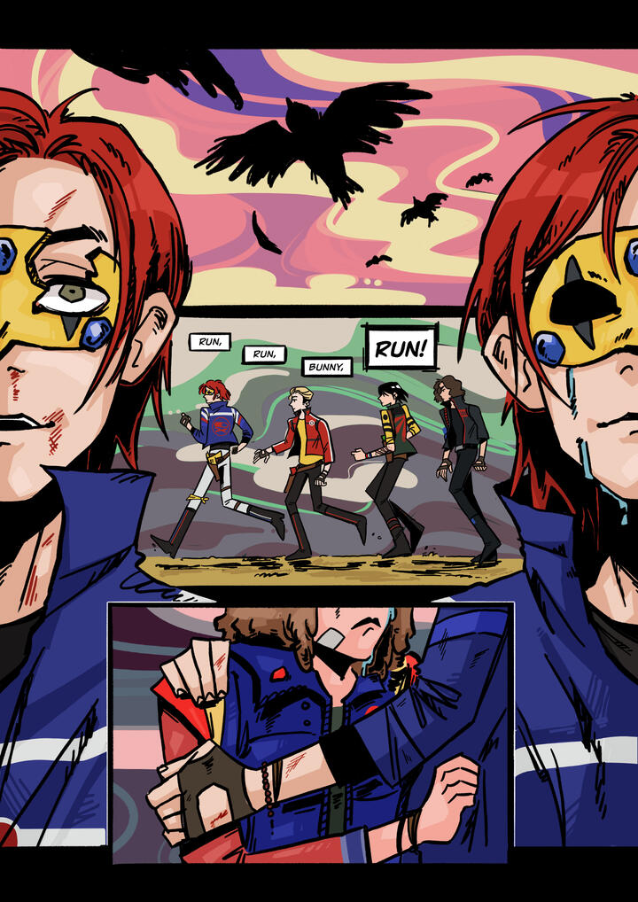 Comic page for a digital zine.